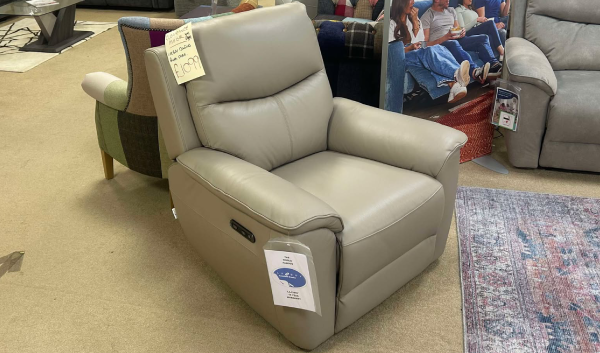 Power Reclining Chair In Leather